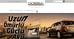 Desktop Screenshot of dossa.com.tr