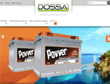 Tablet Screenshot of dossa.com.tr