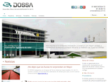 Tablet Screenshot of dossa.com.mx
